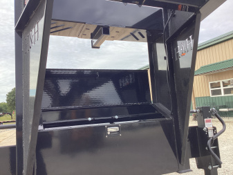 New 2026 H&H 102x25+5 Gooseneck Deckover Trailer, 22.5K GVWR