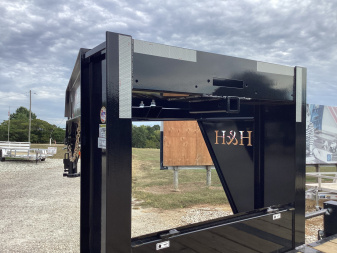 New 2026 H&H 102x25+5 Gooseneck Deckover Trailer, 22.5K GVWR