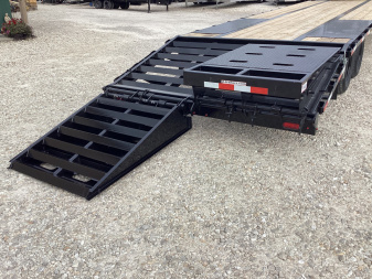 New 2026 H&H 102x25+5 Gooseneck Deckover Trailer, 22.5K GVWR