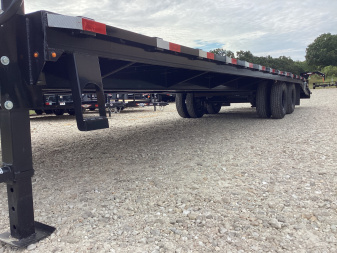 New 2026 H&H 102x25+5 Gooseneck Deckover Trailer, 22.5K GVWR