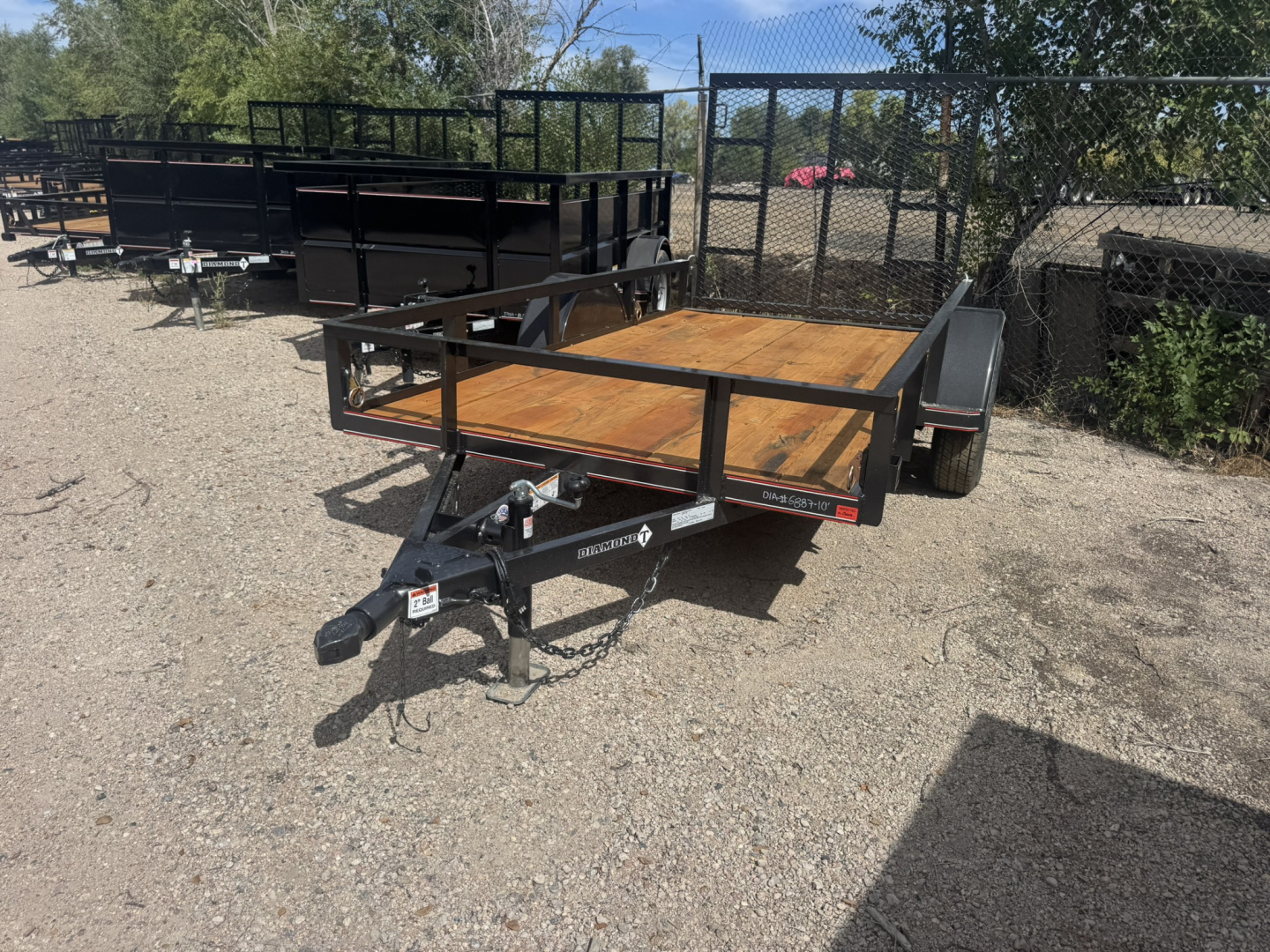 New 2026 Diamond T 5-10 Ramp Gate Utility 3K GVWR