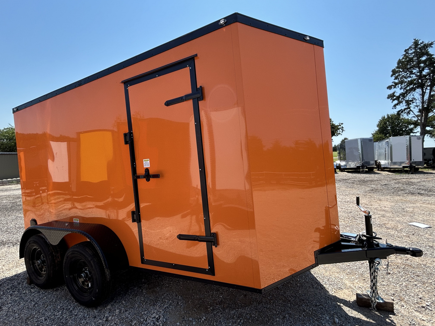 New 2025 Family Trailer 6x12 Tandem Axles Cargo / Enclosed Trailer-Screwless Exterior-Blackout Pkg.