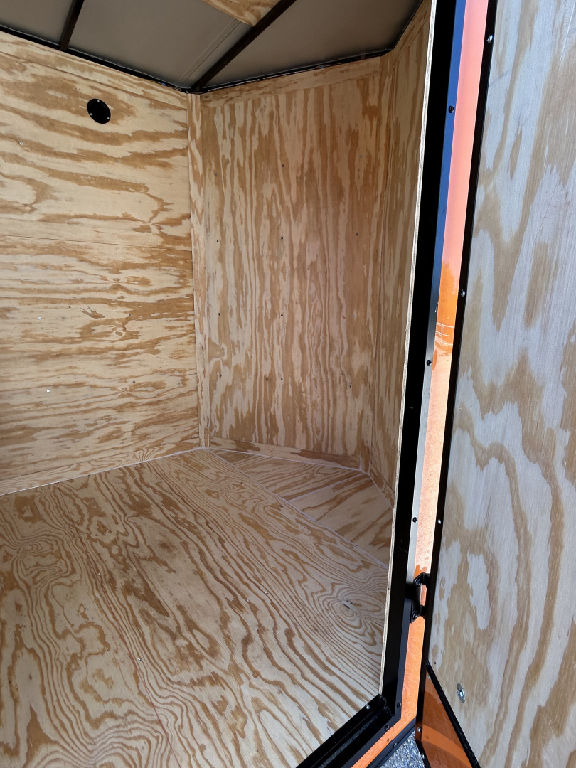 New 2025 Family Trailer 6x12 Tandem Axles Cargo / Enclosed Trailer-Screwless Exterior-Blackout Pkg.