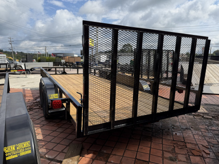 New 2025 P & T Trailers 7K 82X18 2 BRAKE TUBE 7K JACK Utility Trailer