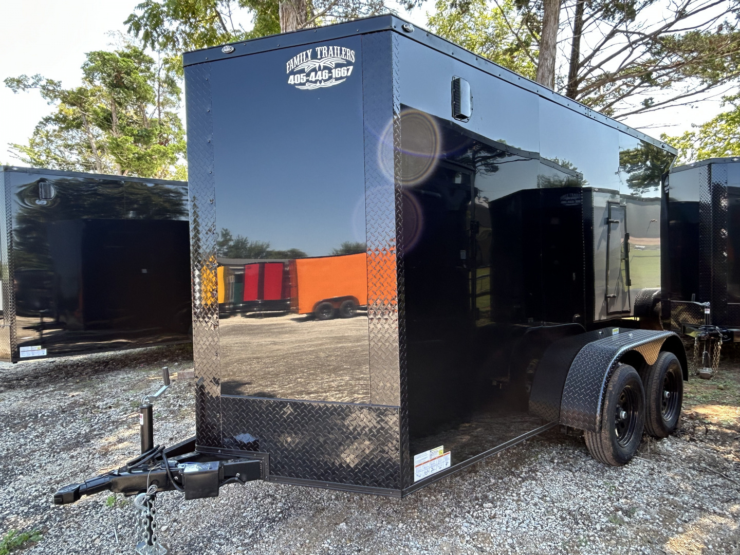New 2025 Family Trailer 6x12 Tandem Axles Cargo / Enclosed Trailer ...