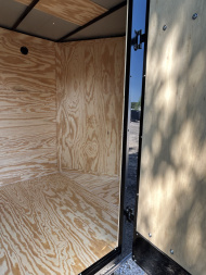 New 2025 Family Trailer 6x12 Tandem Axles Cargo / Enclosed Trailer-Screwless Exterior-Blackout Pkg-Rear Spoiler