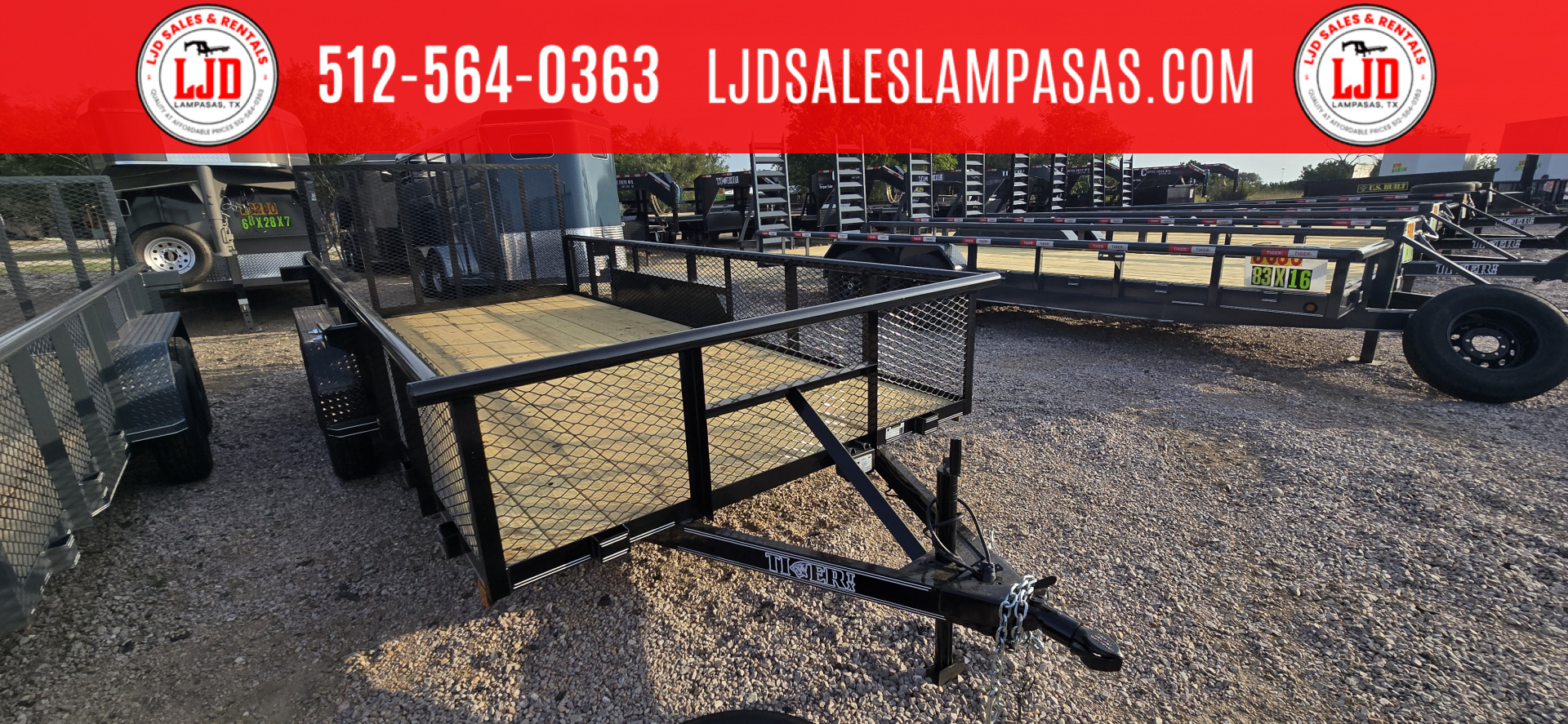 New 2025 Tiger Trailers - 77x12 Utility Trailer