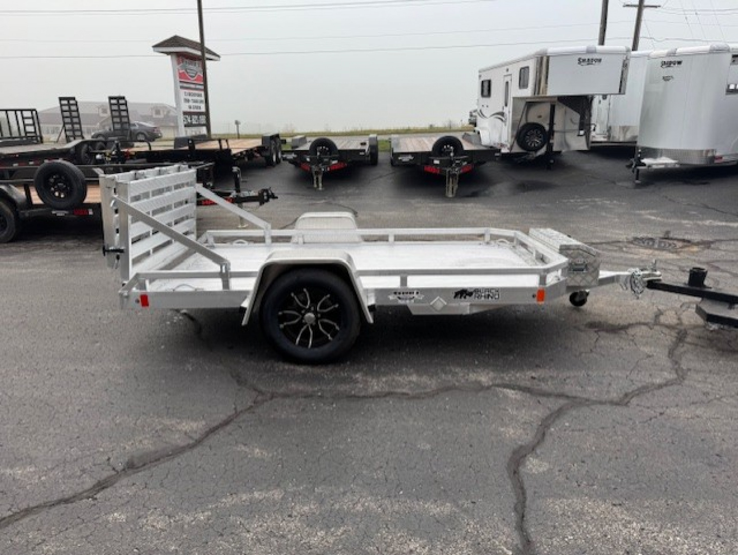 New 2026 Black Rhino LPS6610A Utility Trailer