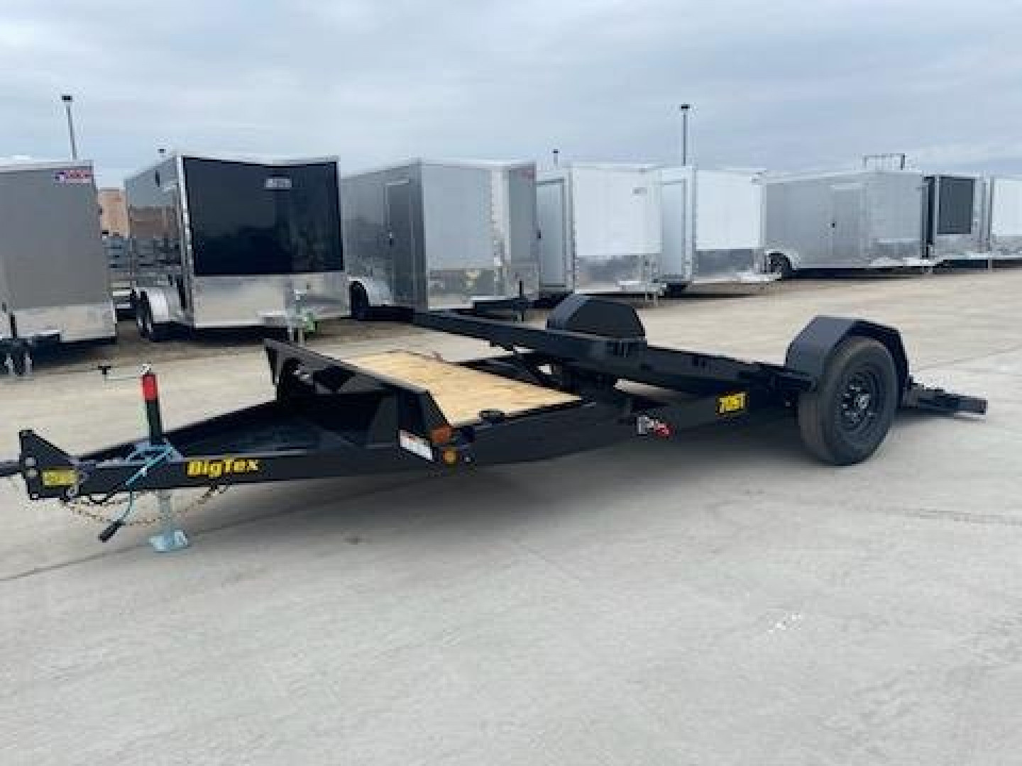 New 2026 Big Tex Trailers 70ST-16BK (13'+3') Tilt Trailer Equipment Trailer