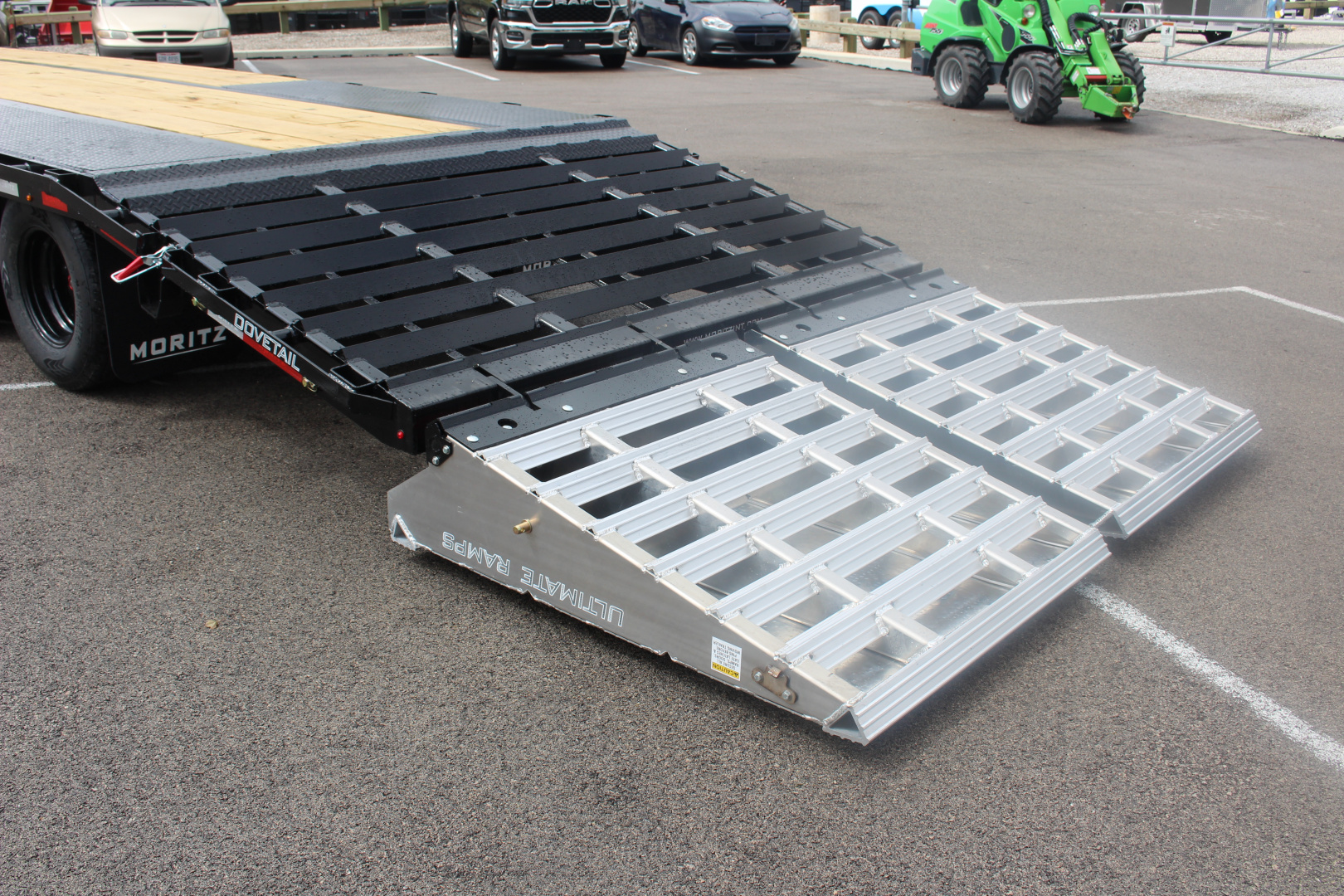 New 2026 Moritz FDPH DT 22' + 5' - Pintle Ring Deckover Equipment Trailer - 25900# GVW