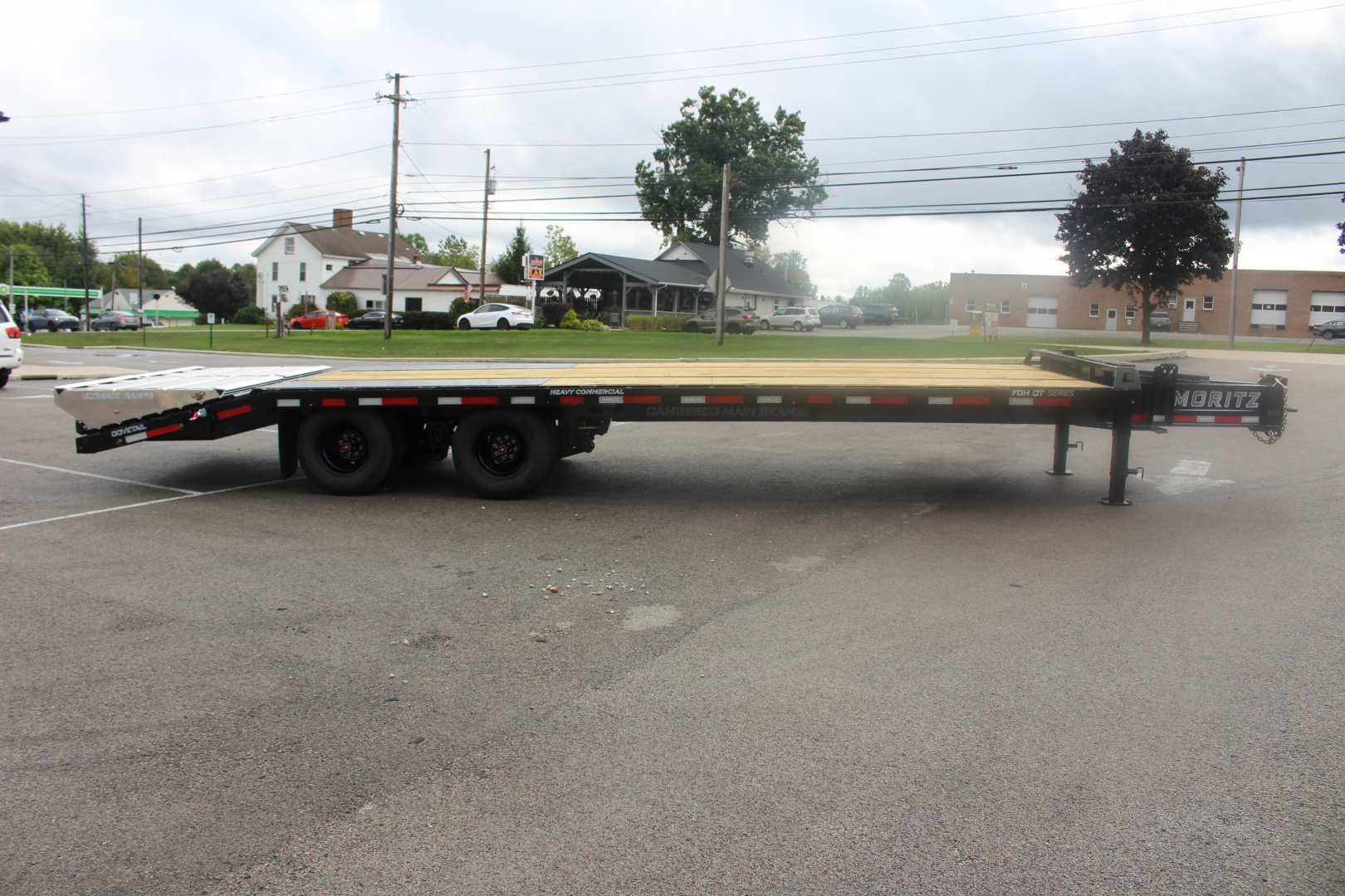 New 2026 Moritz FDPH DT 22' + 5' - Pintle Ring Deckover Equipment Trailer - 25900# GVW