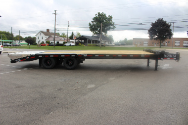 New 2026 Moritz FDPH DT 22' + 5' - Pintle Ring Deckover Equipment Trailer - 25900# GVW