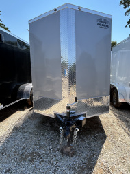 New 2025 Family Trailer 6x12Tandem Axles Cargo / Enclosed Trailer-Screwless Exterior-Rear Spoiler