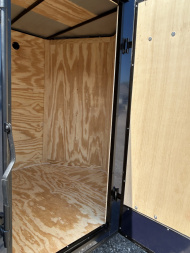 New 2025 Family Trailer 6x12 Tandem Axles Cargo / Enclosed Trailer-Screwless Exterior-Blackout Pkg.-Rear Spoiler