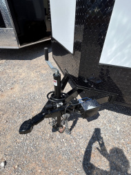 New 2025 Family Trailer 7x12 Tandem Axles Cargo / Enclosed Trailer-Screwless Exterior-Blackout Pkg-Rear Spoiler