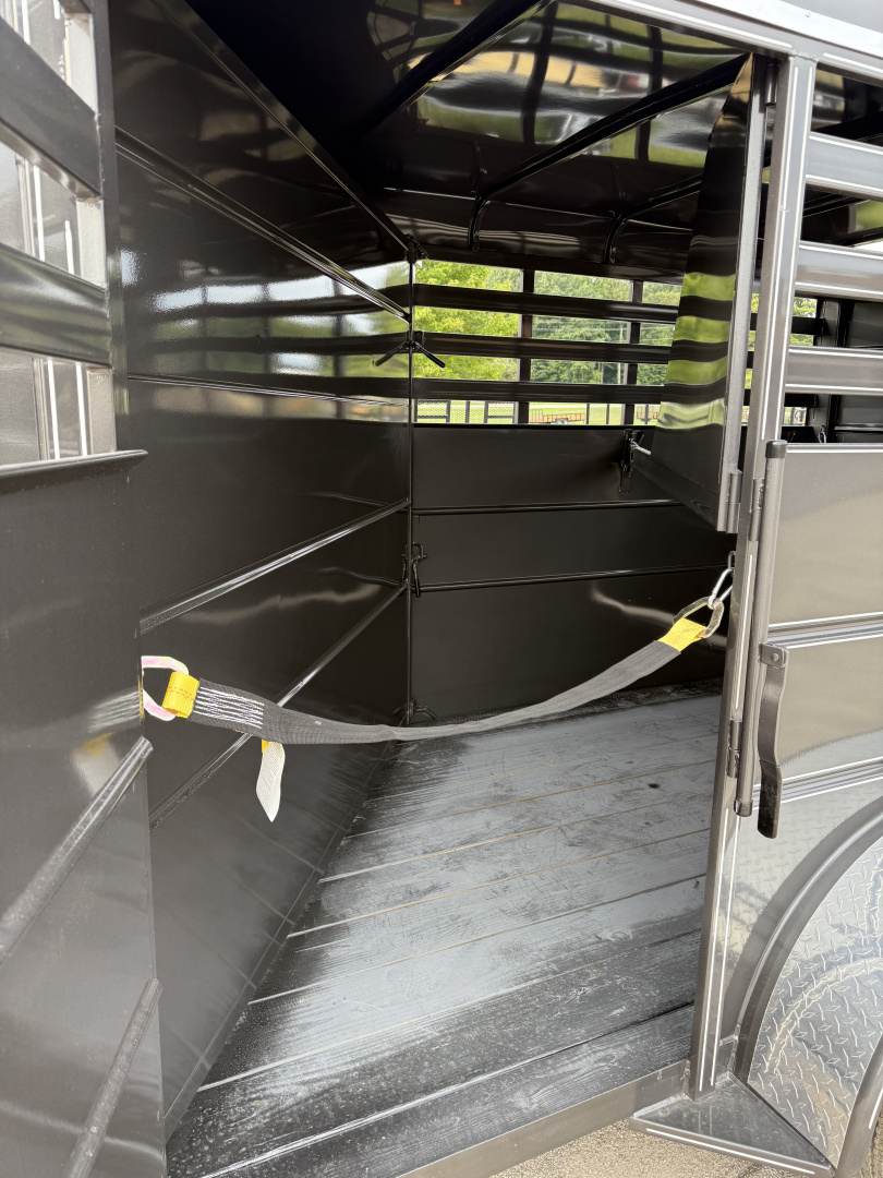 New 2026 Delta Mfg 14' 2 HORSE/STOCK COMBO Stock / Stock Combo Trailer