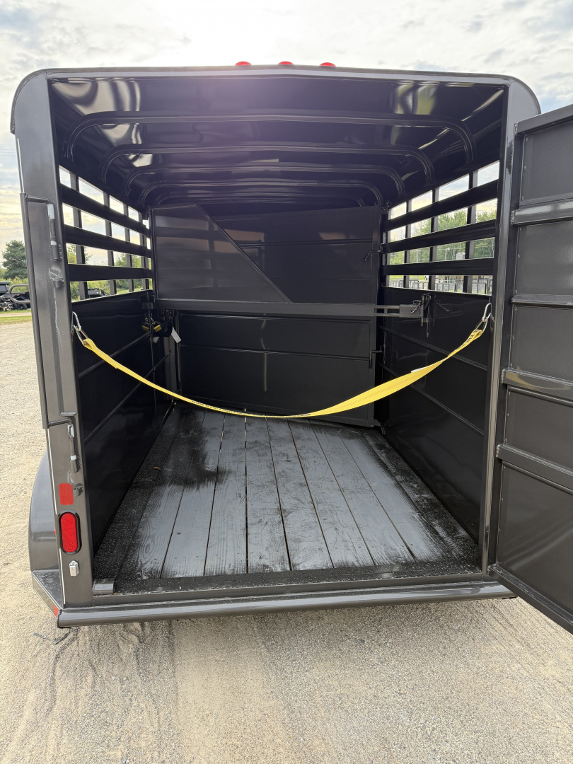 New 2026 Delta Mfg 14' 2 HORSE/STOCK COMBO Stock / Stock Combo Trailer