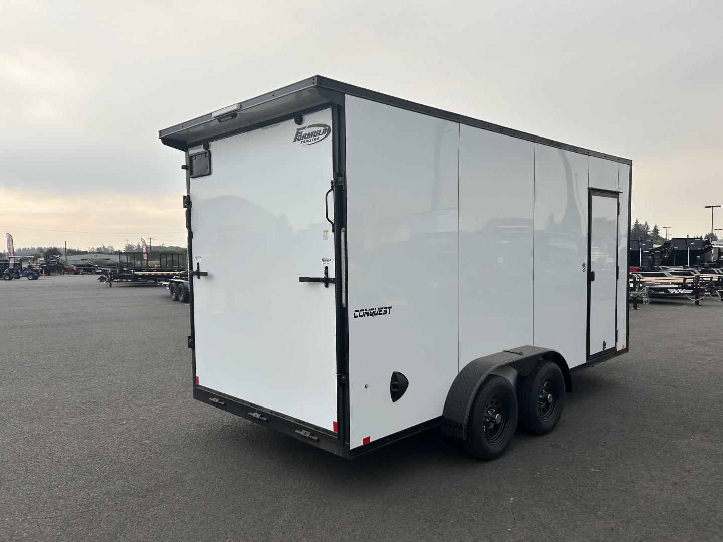 New 2025 Formula Trailers 7x16 Conquest Enclosed UTV 7K GVWR
