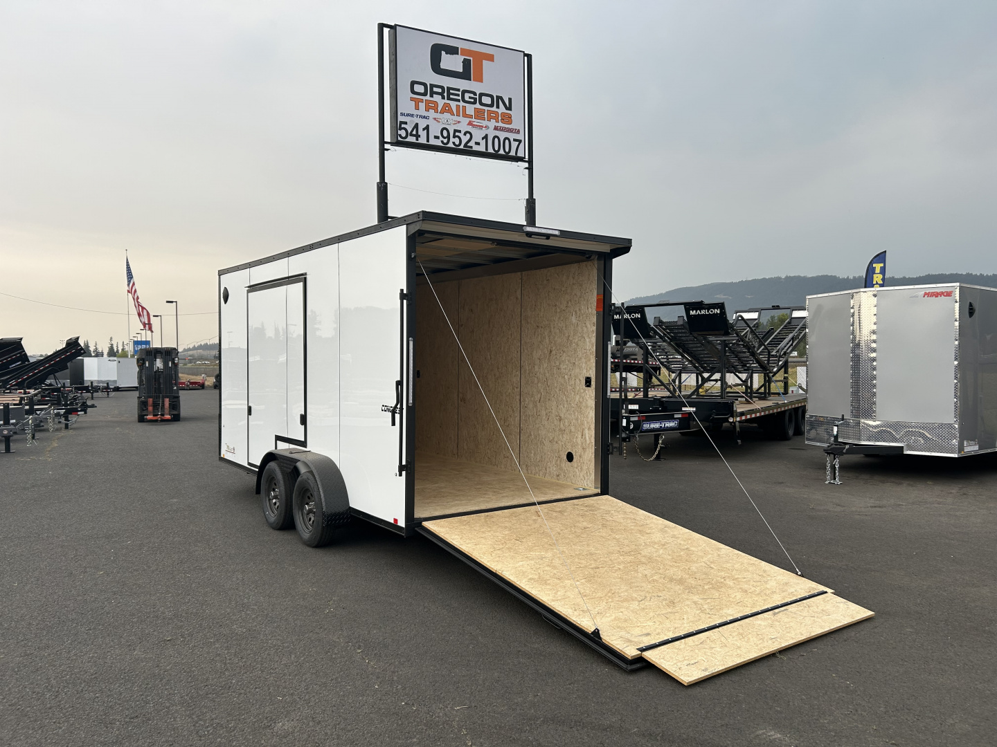 New 2025 Formula Trailers 7x16 Conquest Enclosed UTV 7K GVWR
