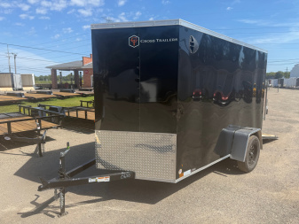 New 2025 6 x 10 Enclosed Cross Trailers Beta Cargo / Enclosed Trailer With Spare Tire and Ramp Door
