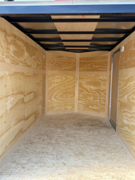 New 2025 6 x 10 Enclosed Cross Trailers Beta Cargo / Enclosed Trailer With Spare Tire and Ramp Door