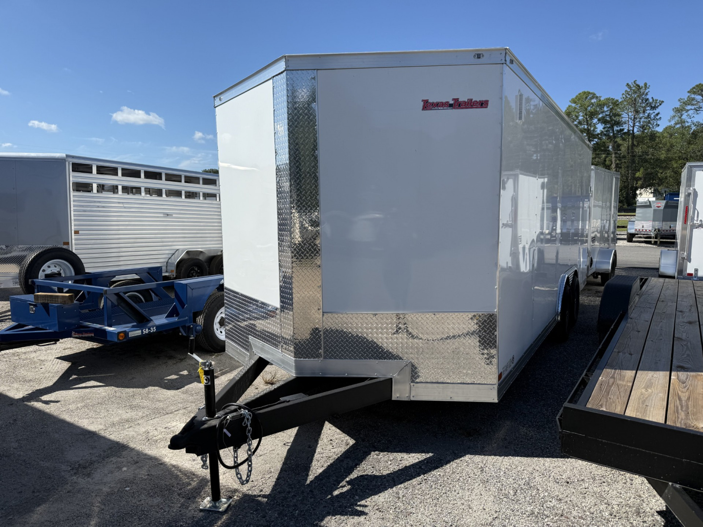 Used TX8.5X20TA3 Texas Trailers 8.5' X 20' Cargo / Enclosed Trailer