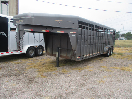 Used 2012 Travalong Stock Stock / Stock Combo Trailer 7 X 24