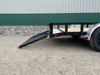 New 2026 12'x77" PJ Single Axle Channel Utility Trailer