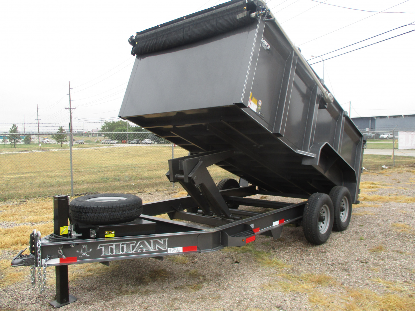 New 2026 Titan Trailer Dump Dump Trailer