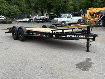 New 2025 PJ TRAILERS 83  x 18' Voyager Series (EV) - 15400 GVWR Equipment Trailer