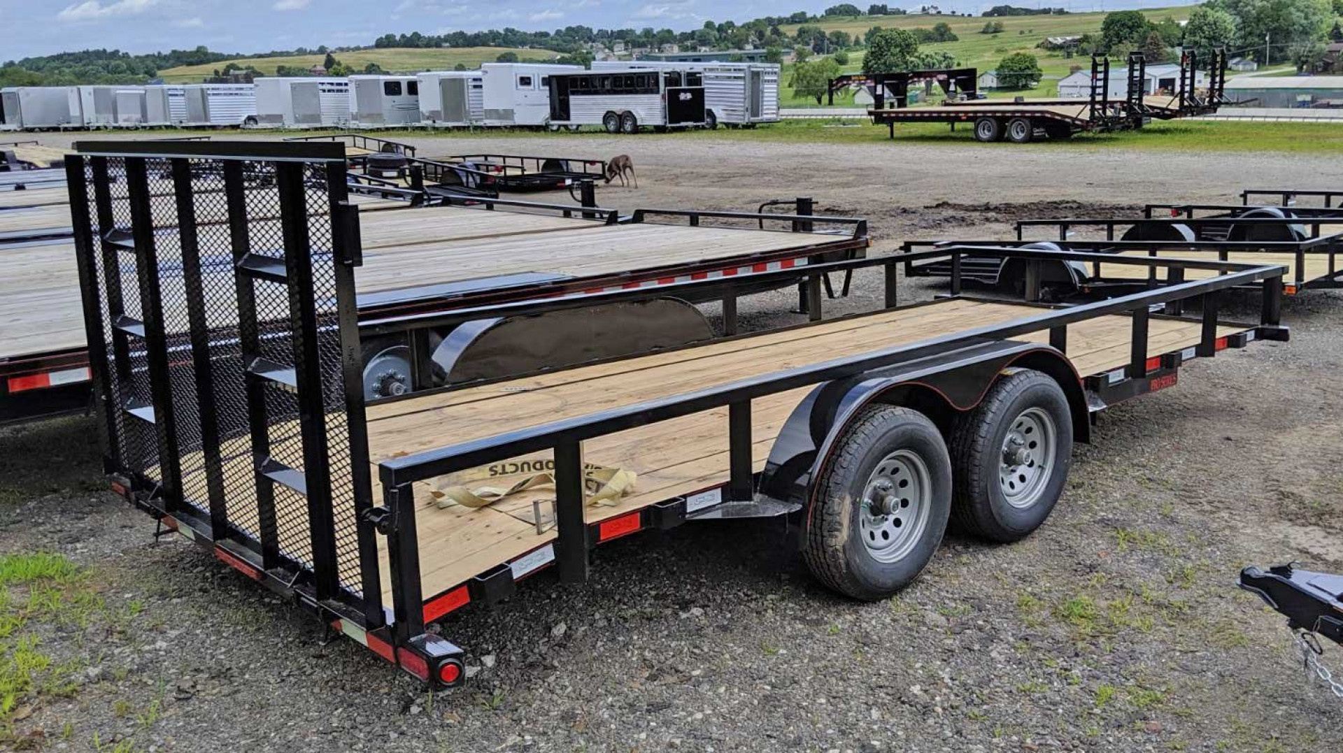 New 2026 Quality 7x16 HD PRO Utility Trailer w/ 2' Dove Tail