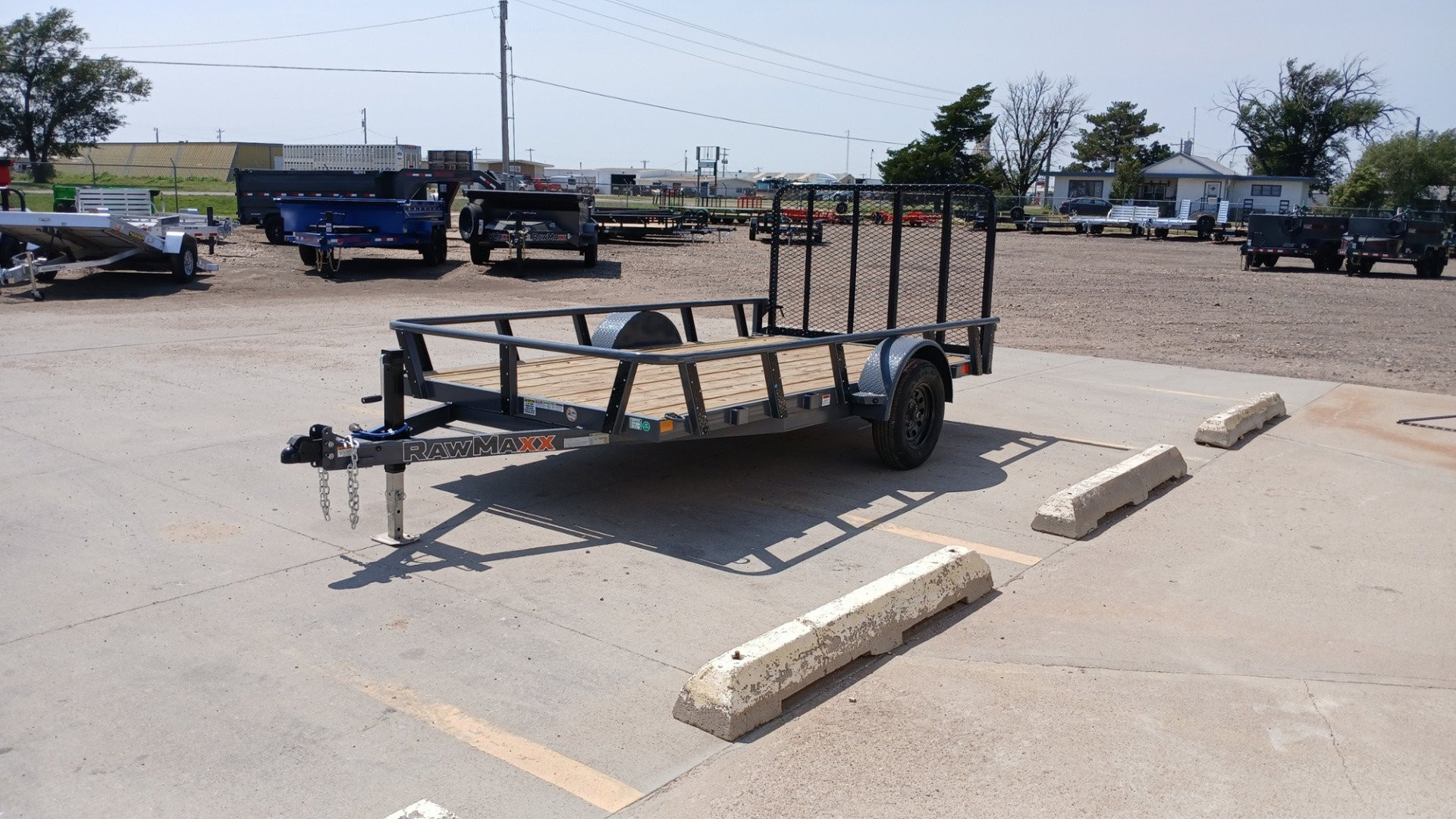 New 2026 RawMaxx UTX12'x77" Utility Trailer