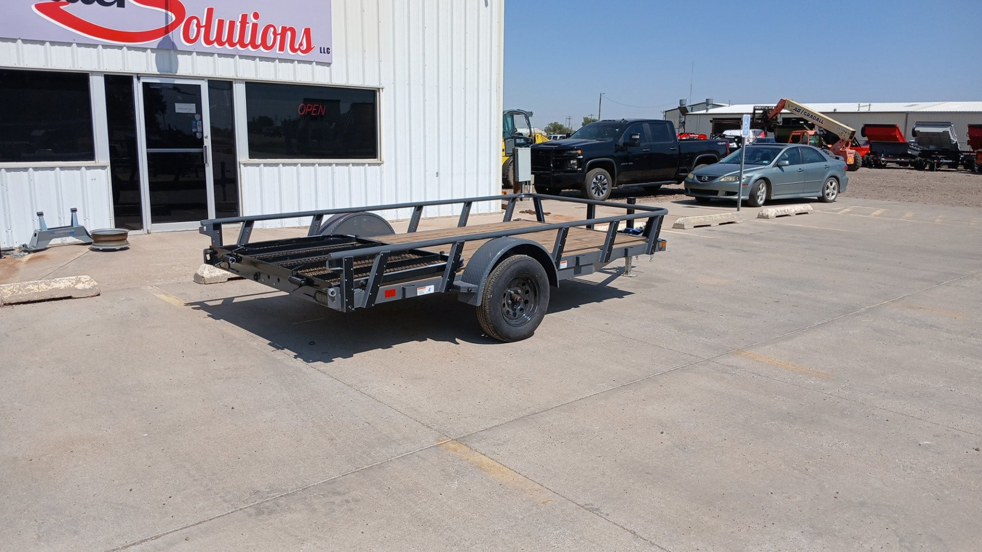 New 2026 RawMaxx UTX12'x77" Utility Trailer