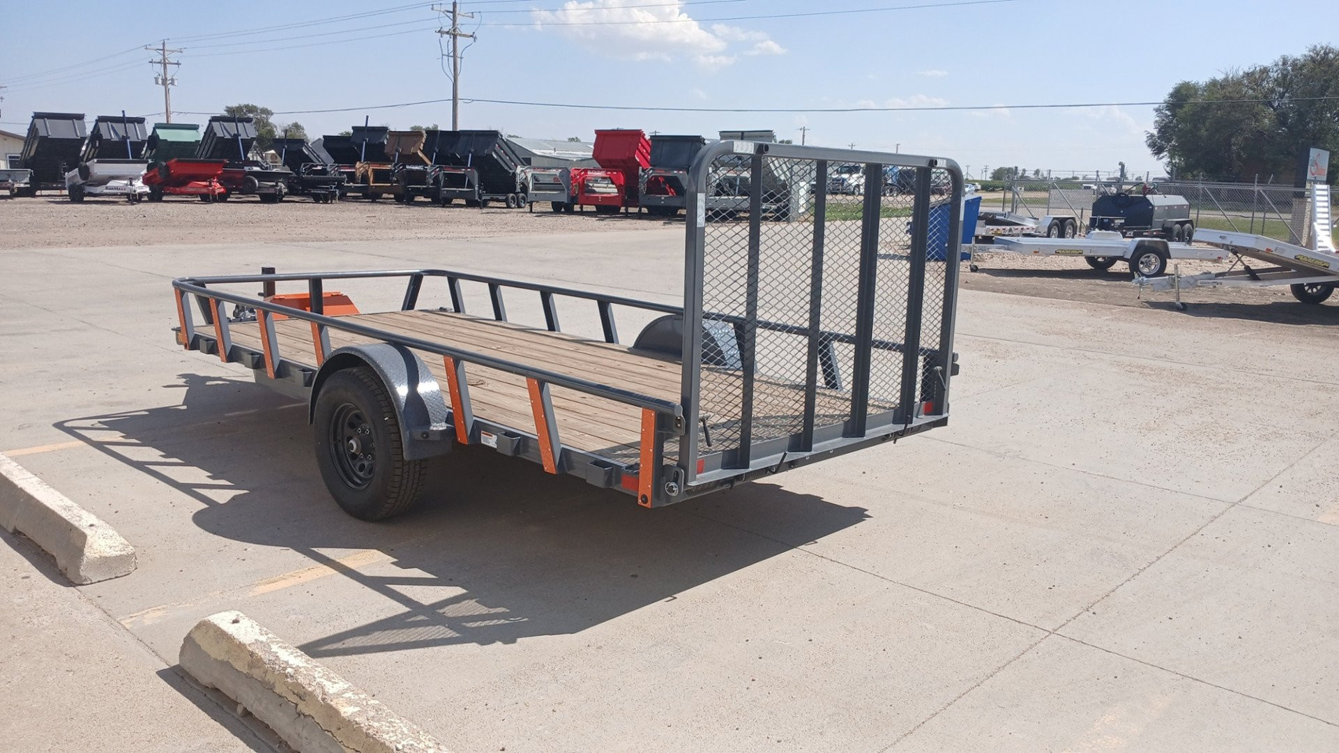 New 2026 RawMaxx UTX14'X77" 5200 LB Brake Axle Utility Trailer