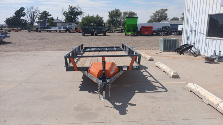 New 2026 RawMaxx UTX14'X77" 5200 LB Brake Axle Utility Trailer