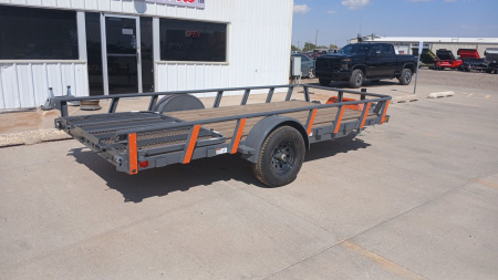 New 2026 RawMaxx UTX14'X77" 5200 LB Brake Axle Utility Trailer