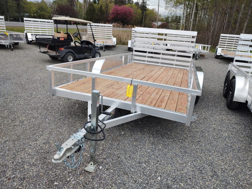 New 2026 Sport Haven AUT714T-Aluminum Tandem Axle Tube Top Utility Trailer 7K
