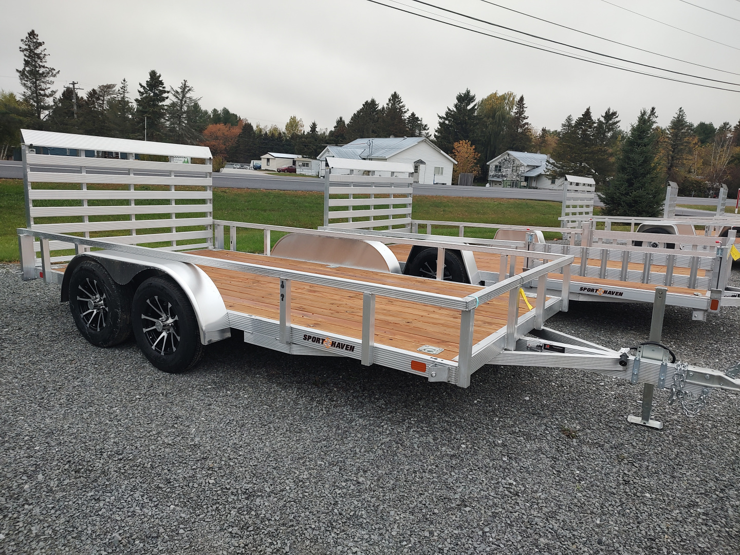 New 2026 Sport Haven AUT714T- Tandem Axle Tube Top Utility Trailer