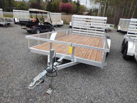 New 2026 Sport Haven AUT714T-Aluminum Tandem Axle Tube Top Utility Trailer 7K