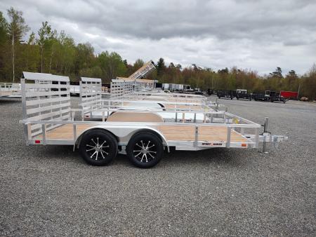New 2026 Sport Haven AUT714T-Aluminum Tandem Axle Tube Top Utility Trailer 7K