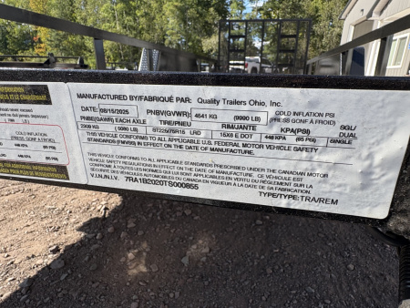 New 2026 Quality Trailers 82"x20' 10K Landscape Trailer with 4' Gate