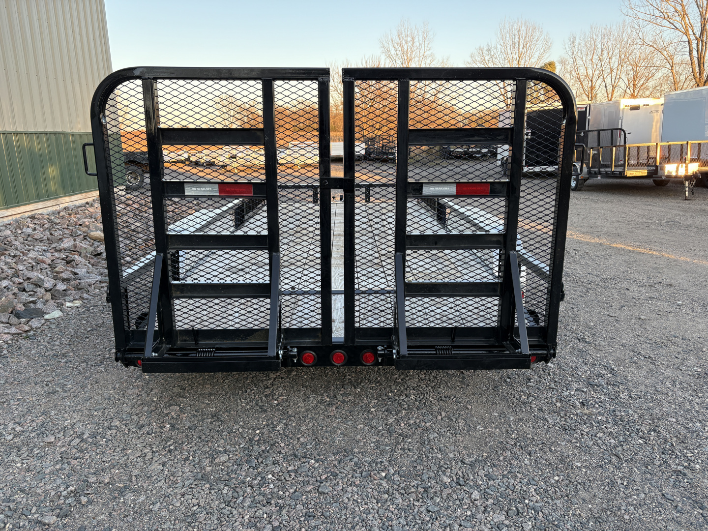 New 2026 PJ Trailers 16'x83" Channel Tandem Utility Trailer - HD Gate