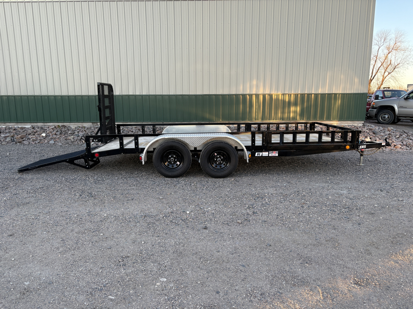 New 2026 PJ Trailers 16'x83" Channel Tandem Utility Trailer - HD Gate