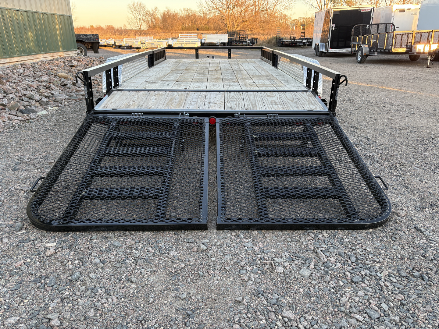 New 2026 PJ Trailers 16'x83" Channel Tandem Utility Trailer - HD Gate