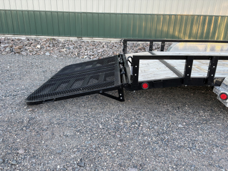 New 2026 PJ Trailers 16'x83" Channel Tandem Utility Trailer - HD Gate