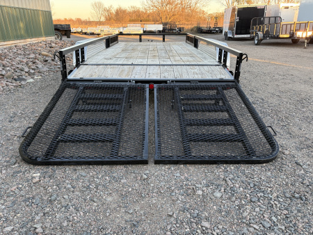 New 2026 PJ Trailers 16'x83" Channel Tandem Utility Trailer - HD Gate
