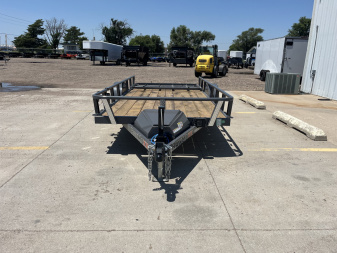 New 2026 RawMaxx 14' x 77" With 3,500LB Axle Utility Trailer