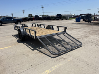 New 2026 RawMaxx 14' x 77" With 3,500LB Axle Utility Trailer