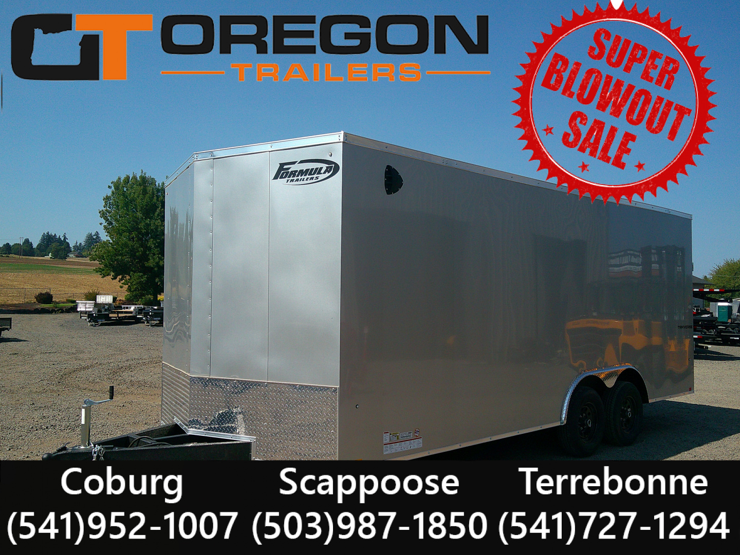 New 2026 Formula Trailers 8.5x20 Cargo / Enclosed Trailer