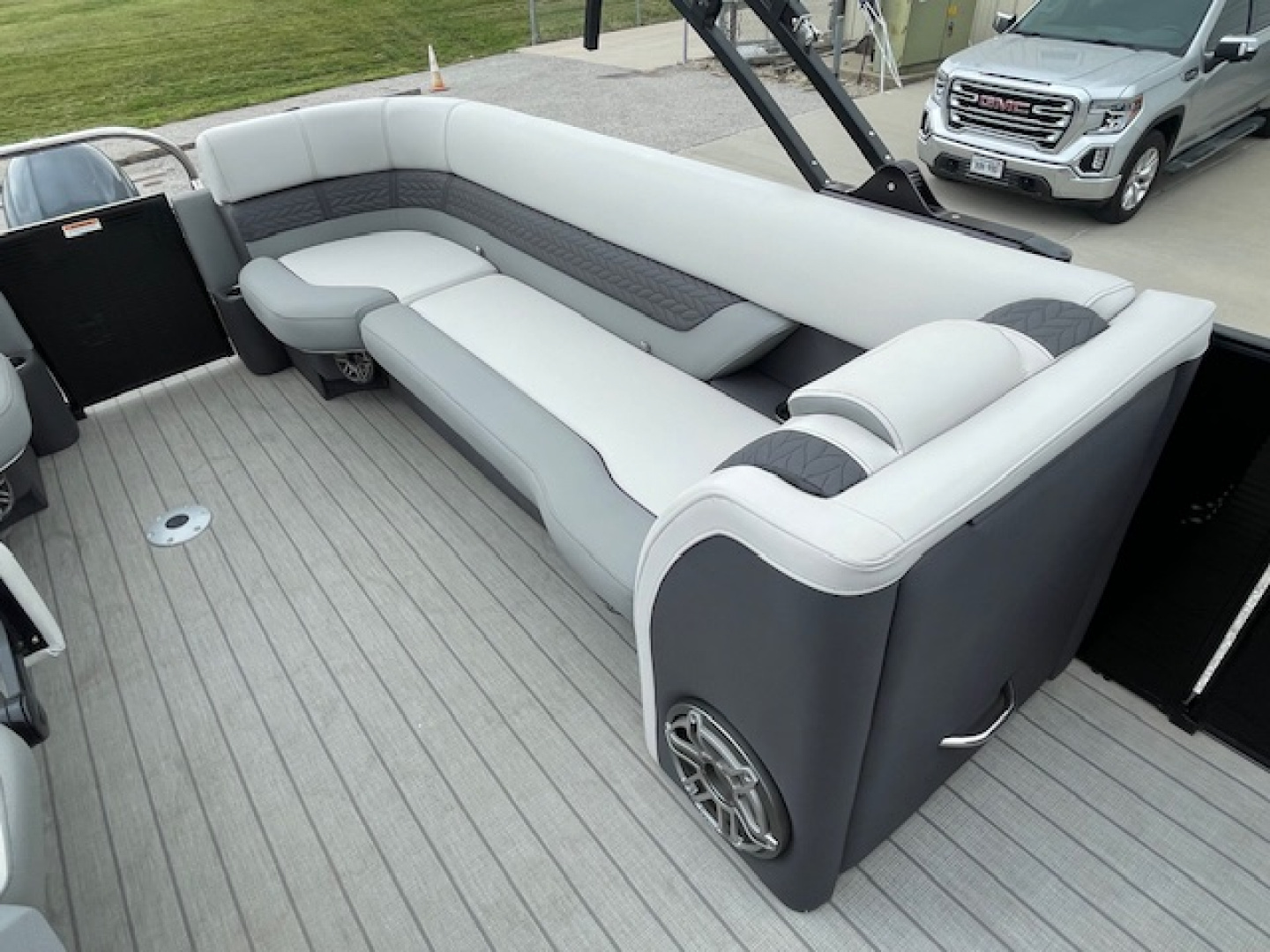Used 2023 Godfrey Pontoon Boats Monaco 215 SB Tritoon Pontoon Boat